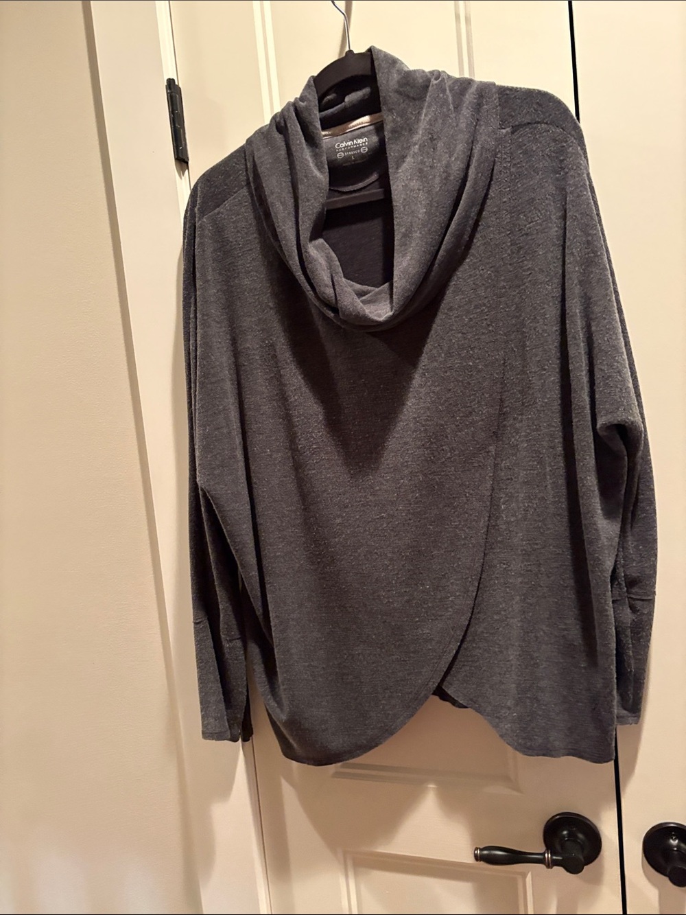 Calvin Klein Dark Gray Fleece Jacket - Soft Interior